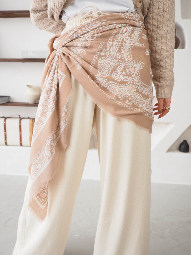 Cornucopias Printed Scarf