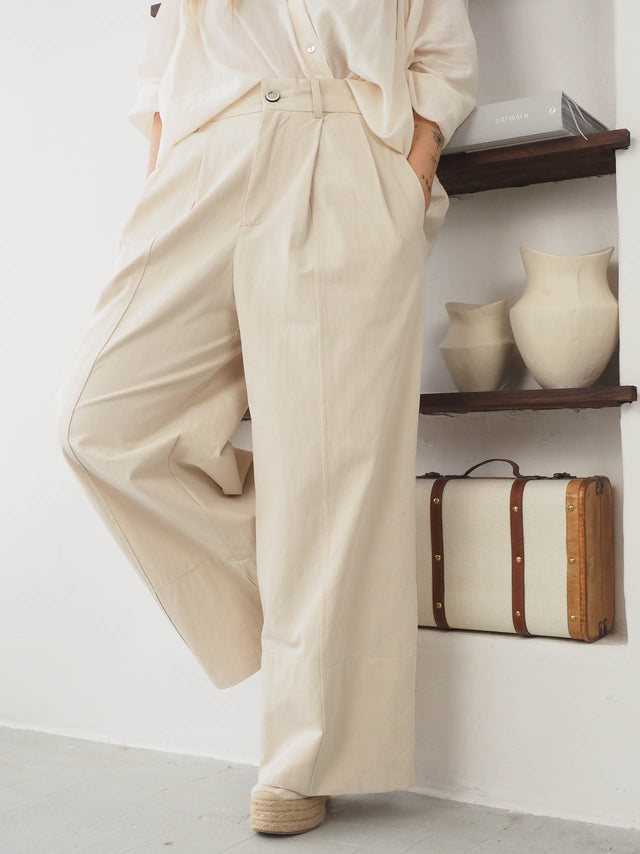 Pleated Trousers