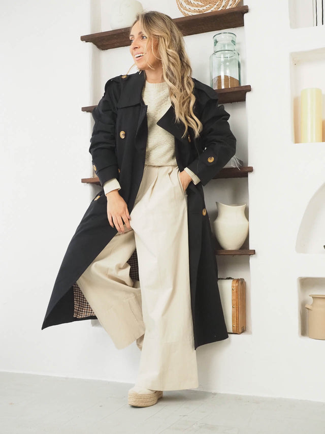 Trench-coat avec ceinture