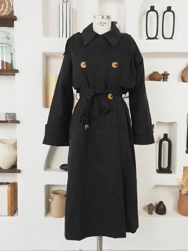 Trench-coat avec ceinture