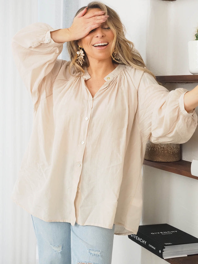 Basic Oversized Blouse