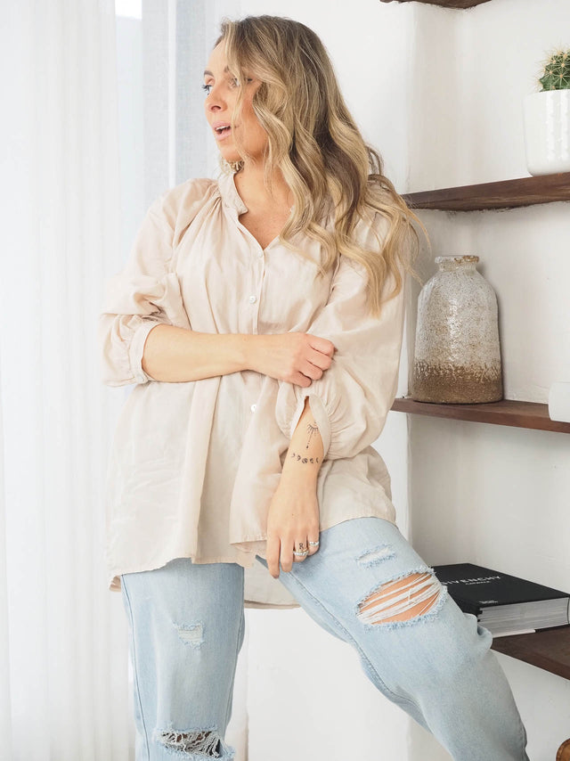 Basic Oversized Blouse