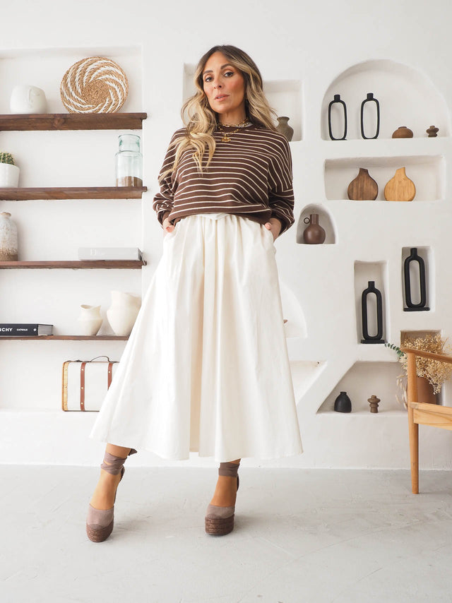 Sweatshirt Malha Riscas