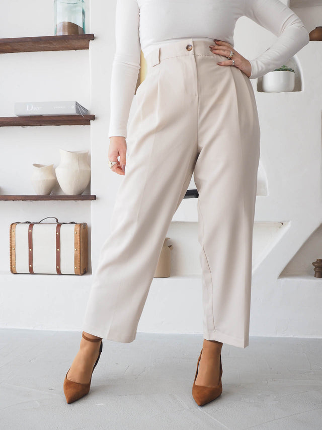 PaperBag Fabric Trousers