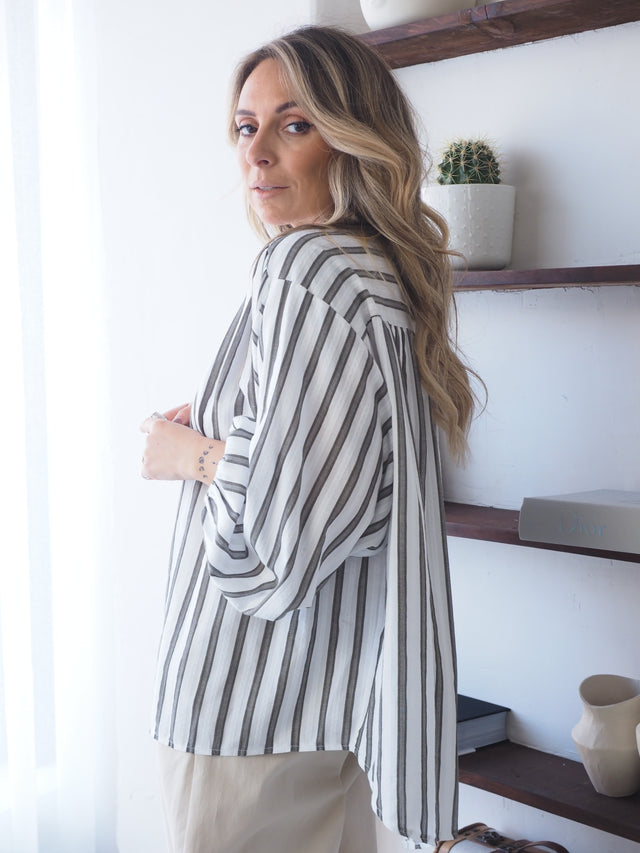 Striped Cotton Shirt