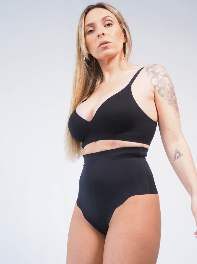 ROUPA INTERIOR: Cuecas Modeladoras Cinta alta - Black Peach - Black Peach: 8.00 € | Cor / Color: preto, begeclaro, begeescuro | Tamanho / Size: M/L, XL/XXL - Black Peach® - Primavera Verão 2024