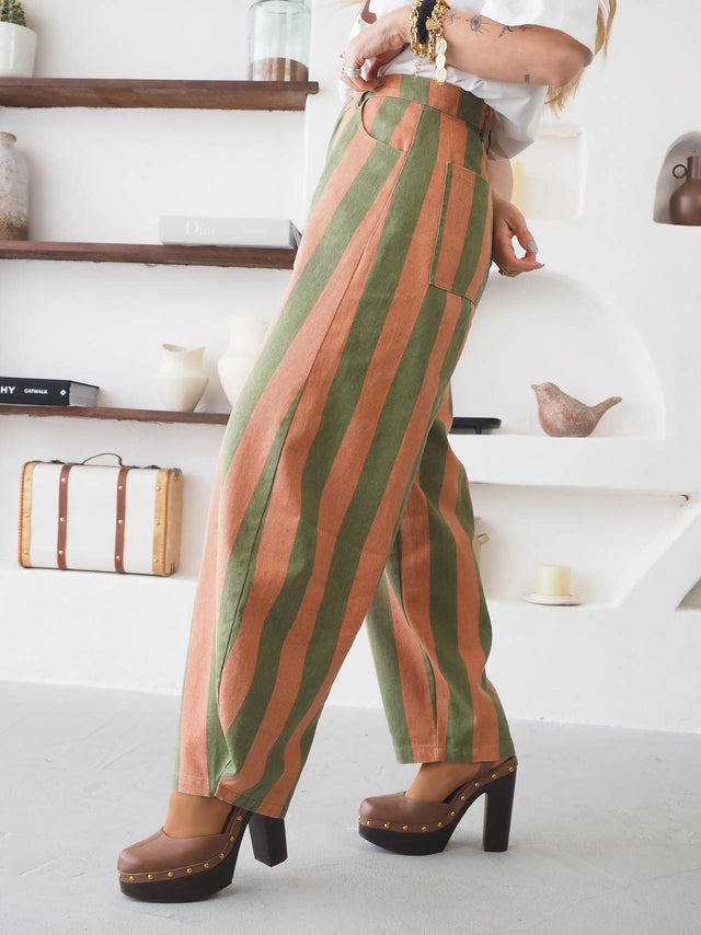 Calças Ganga Riscas