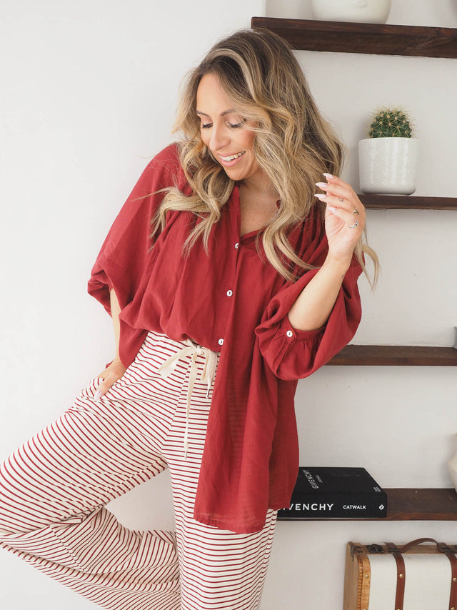 Basic Oversized Blouse