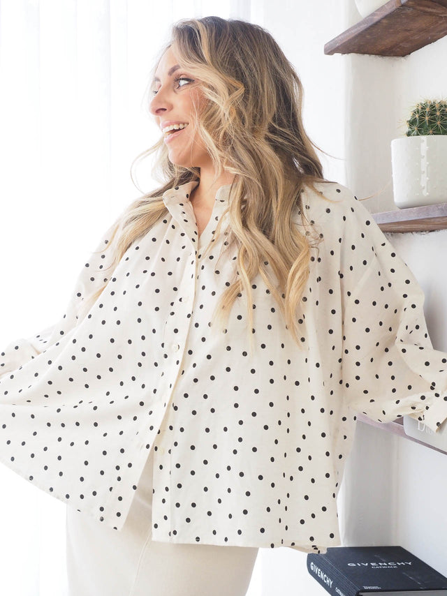 Polka Dot Blouse