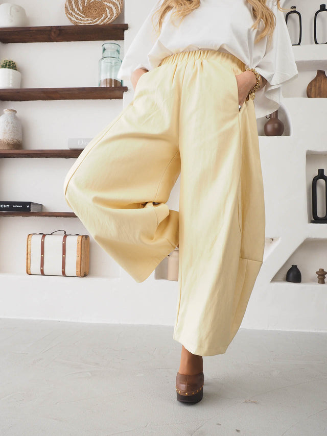 Calças Balloon Ecopele