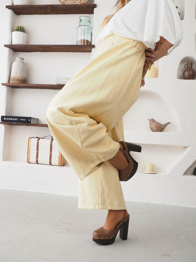 Calças Balloon Ecopele