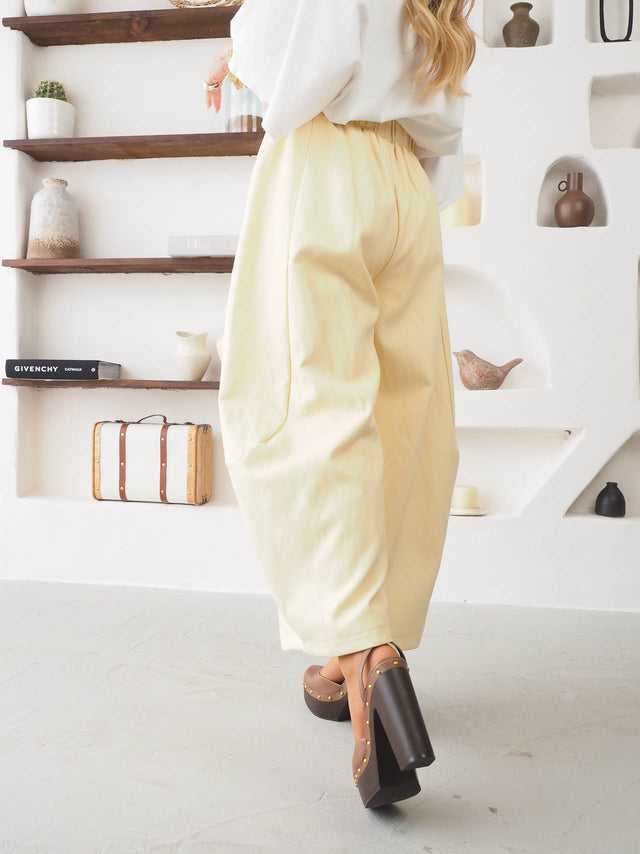 Calças Balloon Ecopele