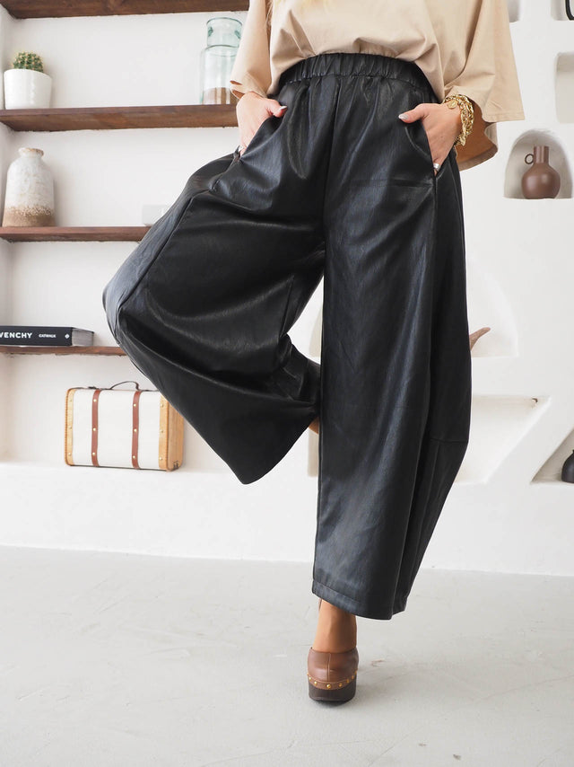 Calças Balloon Ecopele