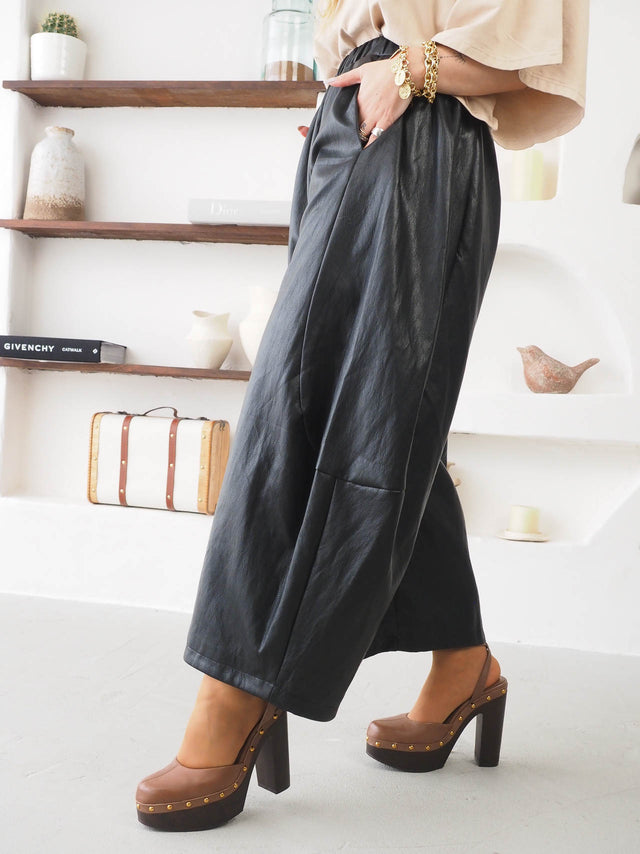 Calças Balloon Ecopele