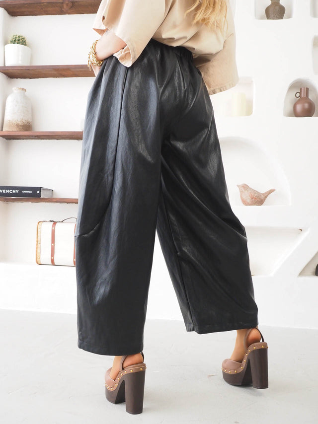 Calças Balloon Ecopele