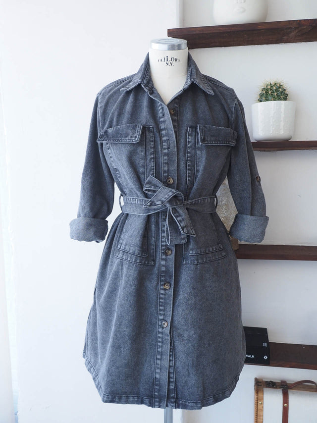 Short Denim Dress