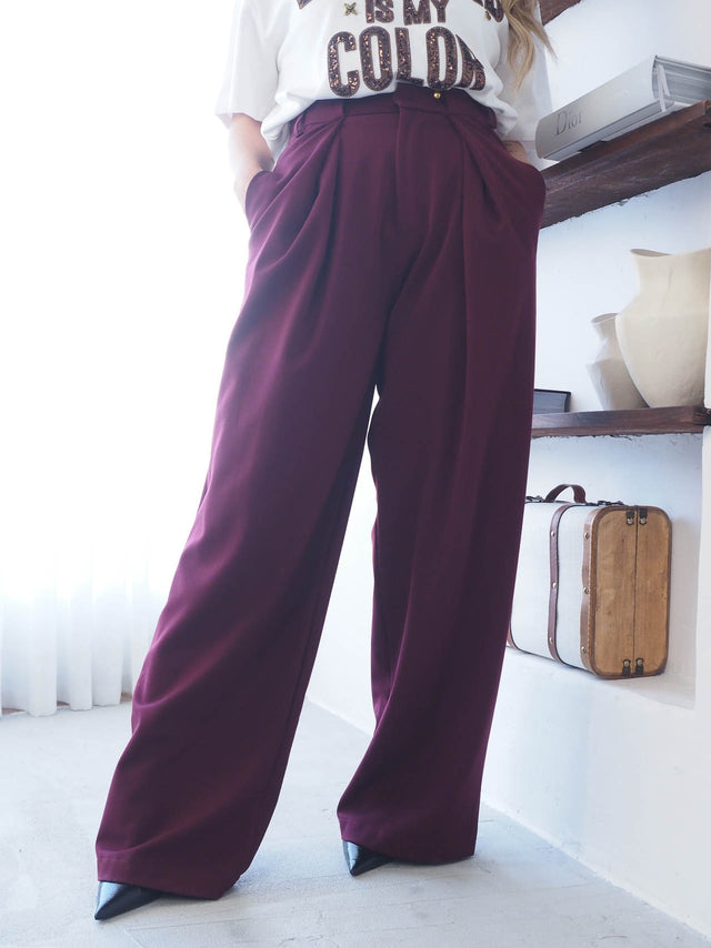 Pleated Trousers