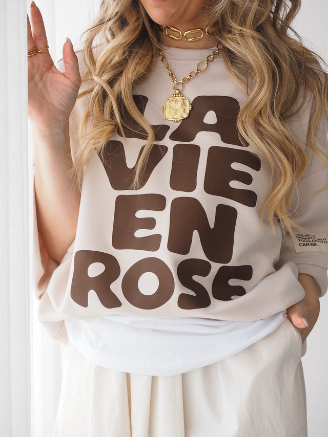 "La Vie En Rose" Sweatshirt