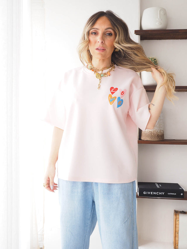 Love Short-Sleeve Sweatshirt