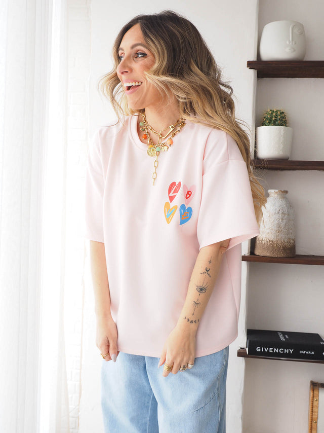Love Short-Sleeve Sweatshirt