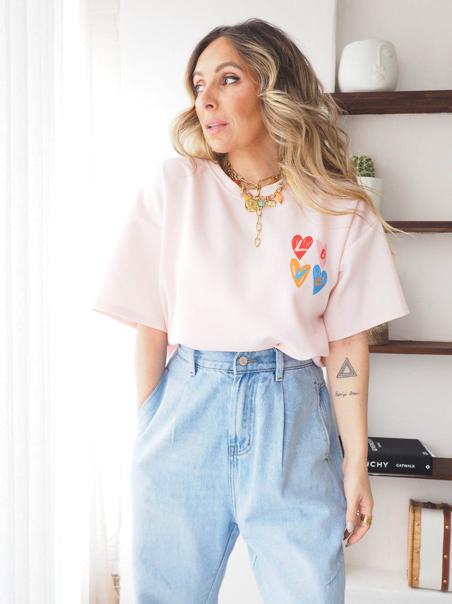 Love Short-Sleeve Sweatshirt