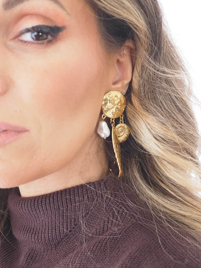 Brincos Compridos Mar