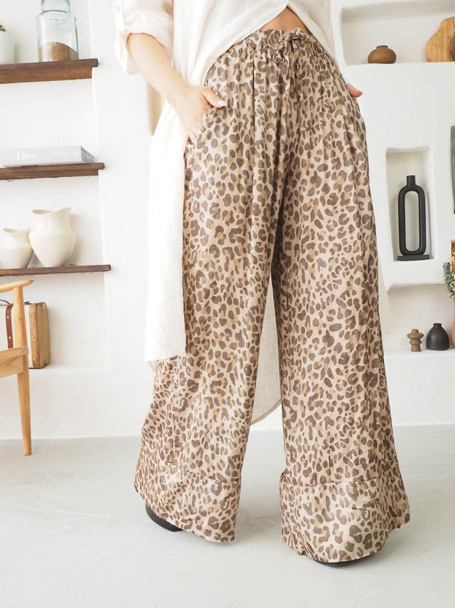 Pantalon Pantalona à Imprimé Animal