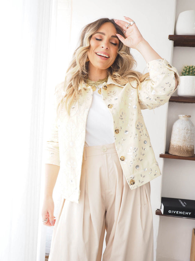 Sobrecamisa Com Lantejoulas