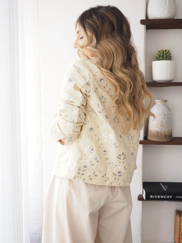 Sobrecamisa Com Lantejoulas