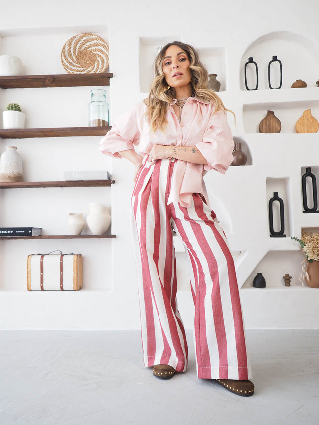 Striped Palazzo Pants