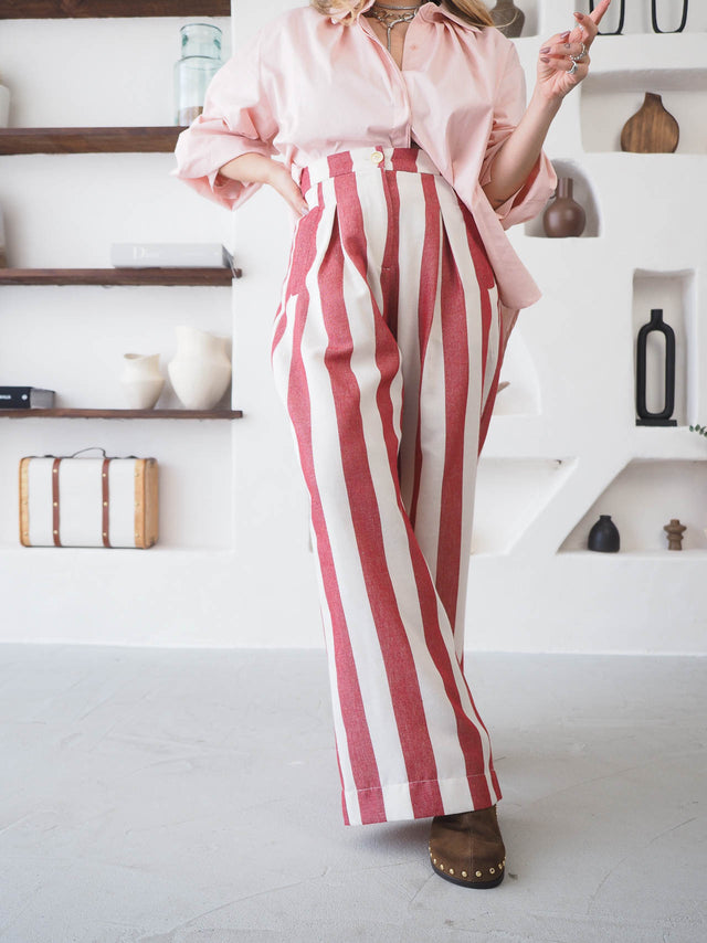 Striped Palazzo Pants