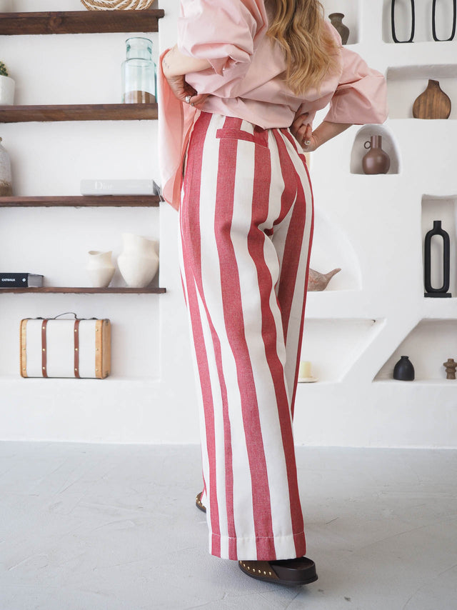 Striped Palazzo Pants