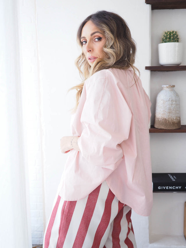 Camisa Básica Com Pregas