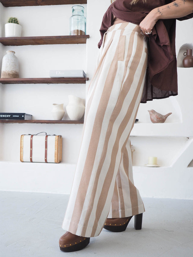 Striped Palazzo Pants