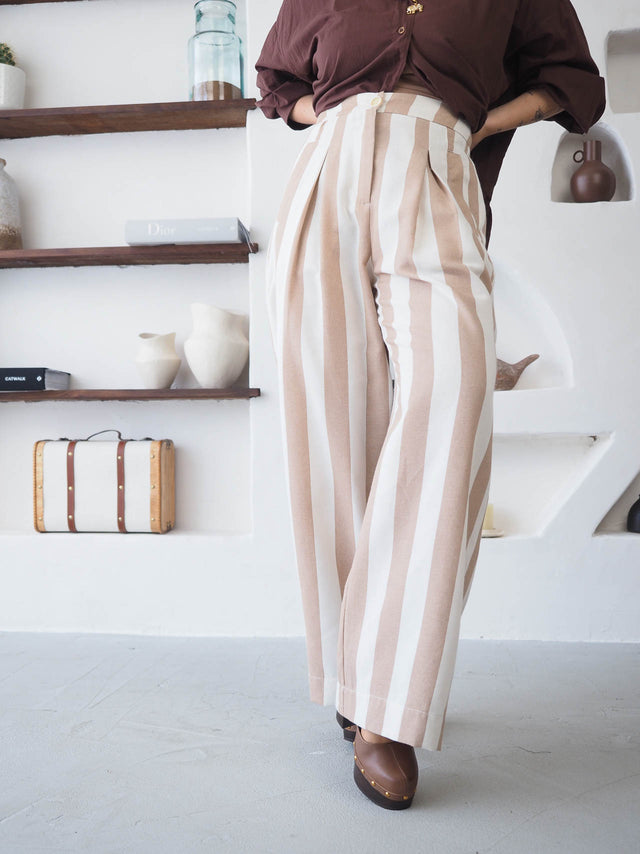 Striped Palazzo Pants