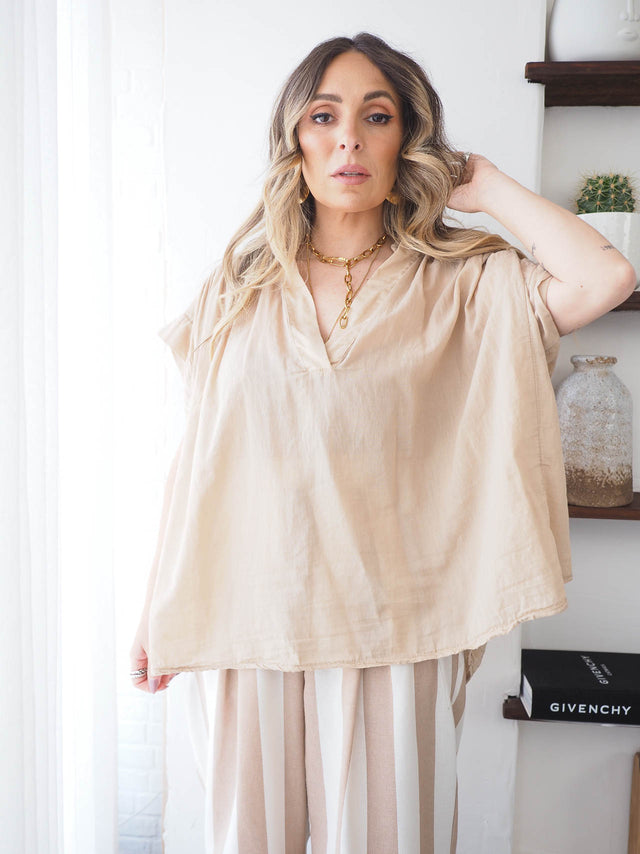 Basic Long Sleeve Blouse