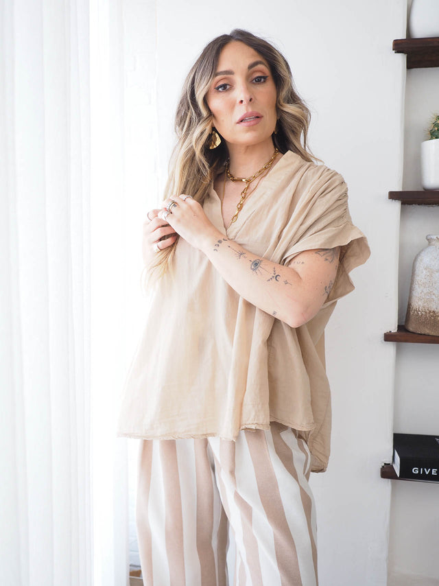 Basic Long Sleeve Blouse