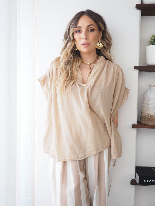 Basic Long Sleeve Blouse