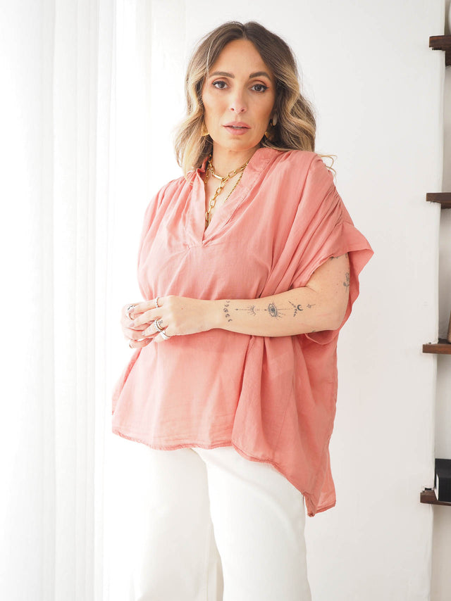 Basic Long Sleeve Blouse