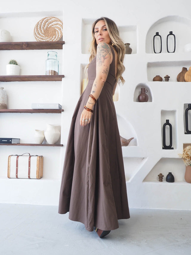 Vestido  Comprido de Alças