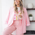 Blazer Básico Corte Reto