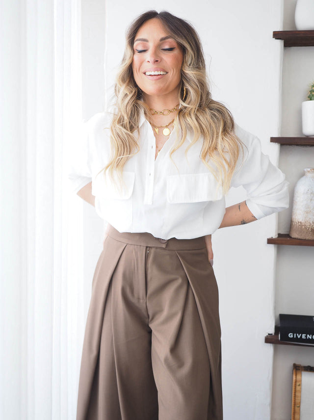 Blouse With Pockets