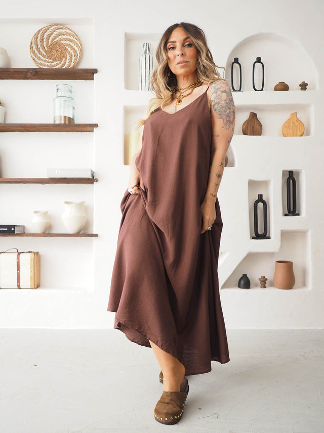 Midi Strap Dress