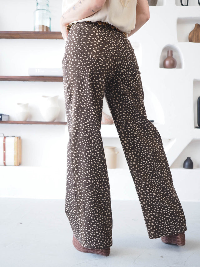 Animal Print Trousers
