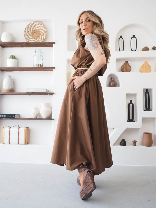 Basic Top and Skirt Set