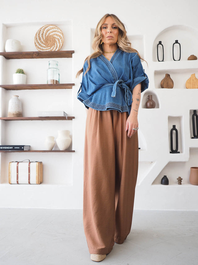 Pantalon ample