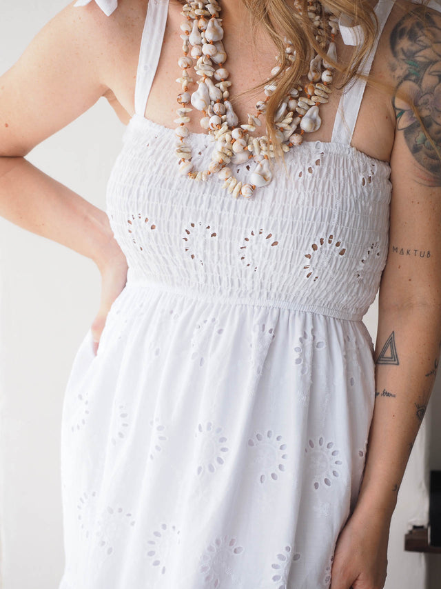 Embroidered Long Dress