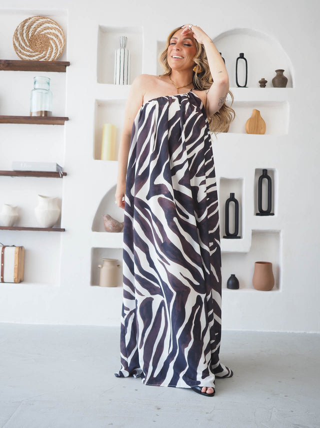 Vestido Comprido Estampado