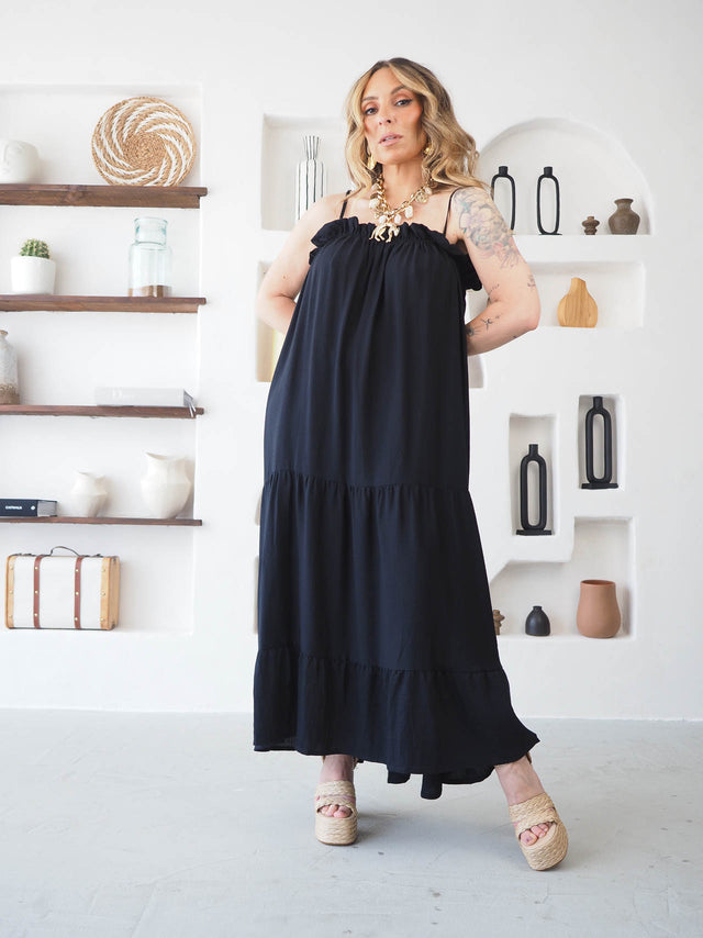 Vestido Midi Alças