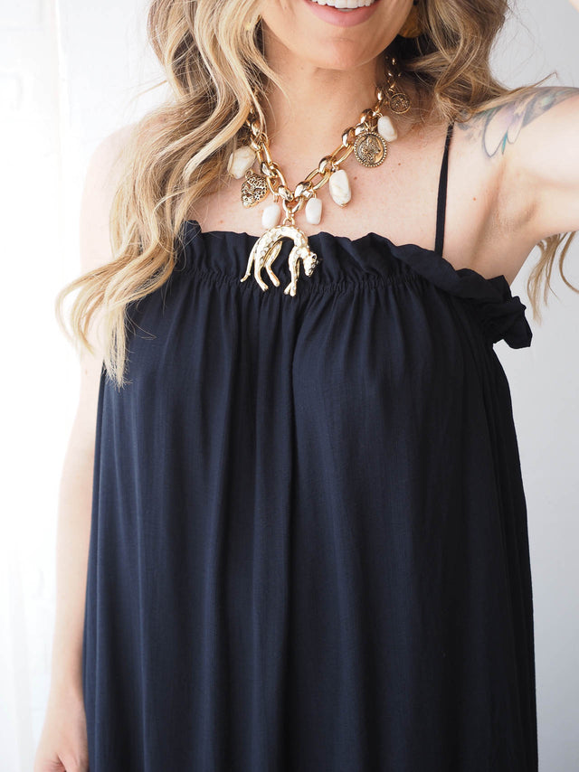 Vestido Midi Alças